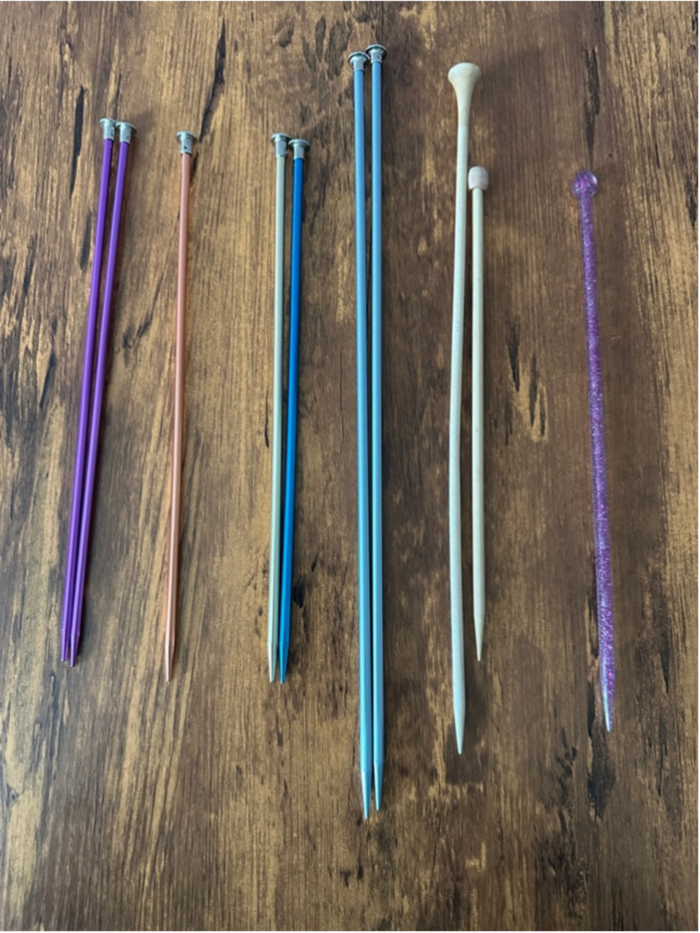 Lot Boye Clover Takumi Knitting Needles Lot Bamboo Metal Craft Tools 10pc